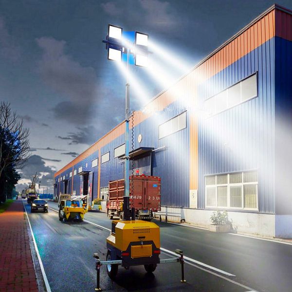 Mining Mobile Light Tower Remote Locations Diesel Generator Light Tower Industrial Light Tower for Sale