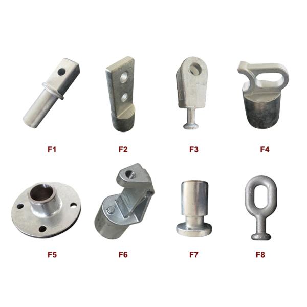 Transmission Line Insulator Carbon Steel U Clevis Ball Clevis
