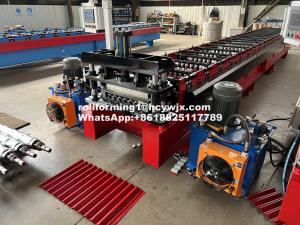  Chain Transmission And Omron Encoder For Corrugated Roll Forming Machine Manufactures