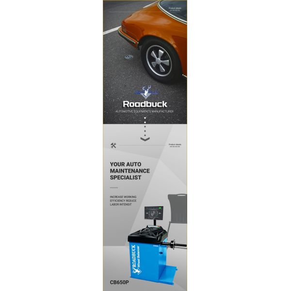 Simple Control Panel Car Wheel Balancer Fast Detection Car Tire Balancing