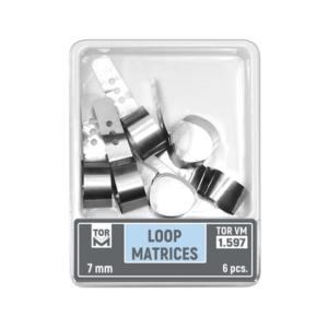  Class I Instrument Classification Dental Loop Matrices Kit 6PCS/PK 1.597 TOR VM Height 7mm with Metal Material Manufactures