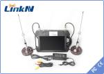 Rugged COFDM Video Receiver AES256 Encryption FHD CVBS H.264 with Display
