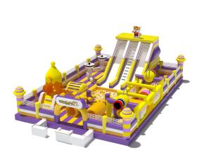 Tiger Fun Park Playground With Big Slides And Obstacles Course Manufactures