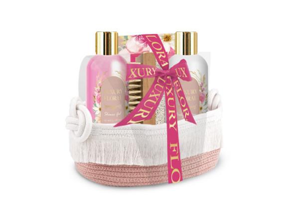 Quality 4pcs Luxury Bath And Body Gift Sets Peony Fragrance for sale