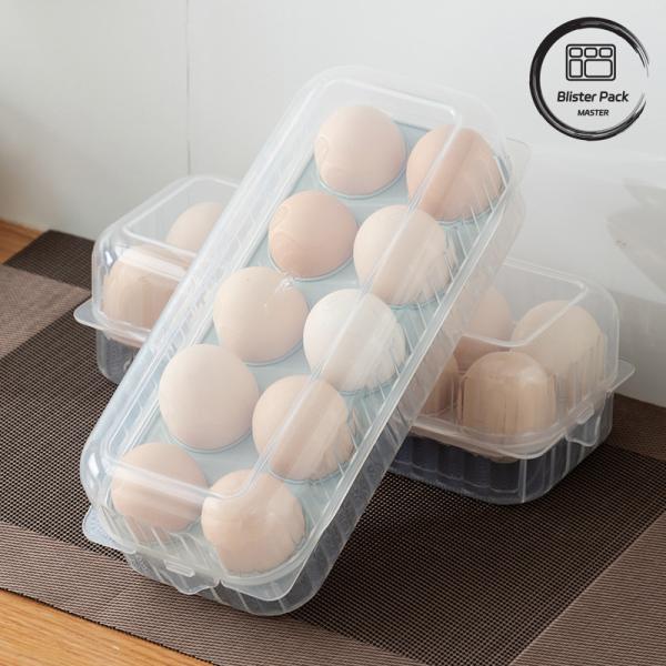 Quality Stackable Transparent Plastic Egg Holder With Lid 10/15 Grids Refrigerator Safe Plastic Containers For Kitchen for sale