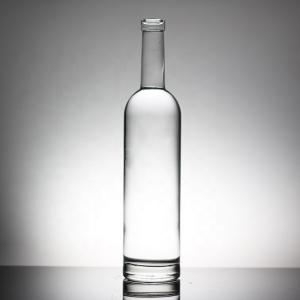  Industrial 750ml Crystal Glass Liquor Bottle with Frost/Paint/Printing Decoration Manufactures