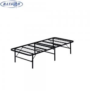  Single Metal Bed Frame Bedroom And Office Folding Bed In Box Manufactures