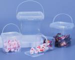 Translucent Plastic Pail With Printing IML / Thermal Transfer / Screen Printing