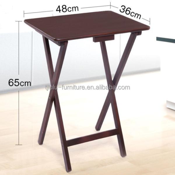 Solid Wood Folding Table Portable and Lightweight for Easy Transport