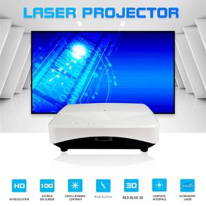  FCC Mini Projector Full Hd 1080P HD Projector 3500 Ansi Lumens For Advertising Manufactures