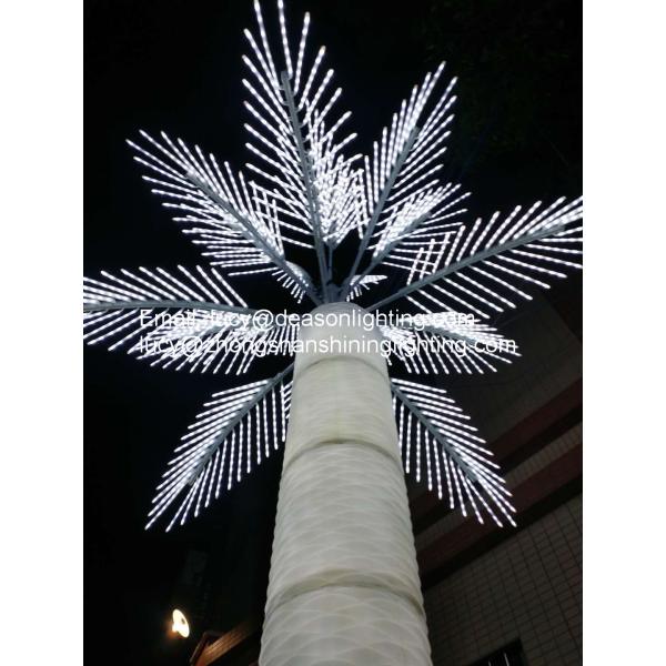 led palm tree outdoor