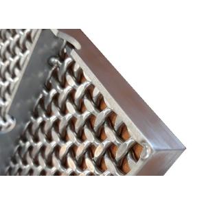 Customized Cripmed Patterns Decorative Wire Mesh Fabric For Security Door