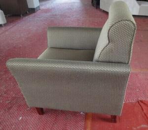  Hotel fabric lounge chair with ottoman ,single sofa LC-0010 Manufactures