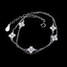 Buy cheap Luxury 925 Sterling Silver Jewelry , Cubic Zirconia 925 Silver Heart Bracelet from wholesalers