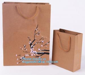 China Hot stamping luxury PP rope handle paper shopping bag manufacturer ,Custom printed fancy shopping paper bags, bagease on sale