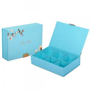 China Custom Luxury Moon Cake Mooncake Gift Box Packaging With 6 Compartments on sale