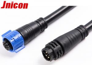  IP67 Waterproof Power Connector With Cable , 20A Electrical Power Cable Connectors Manufactures