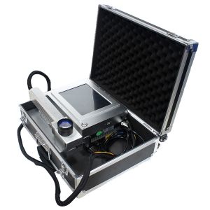 Portable 50 Watt Handheld Laser Marking Machine Small Size Fiber Laser for Metal Coding & Engraving Supports AI Graphic Format