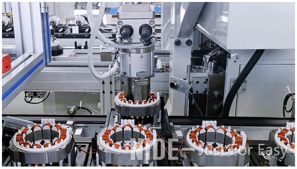 8-BLDC motor assembly line machine