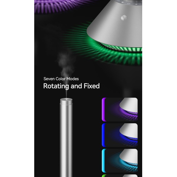 Bluetooth Connection Colorful Night Light Commercial Aroma Diffuser with Cold-air Diffusion Technology