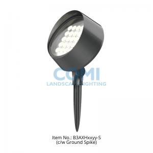  RAL9023 Color Outdoor LED Flood Lights Aluminum Housing With Ground Spike Manufactures