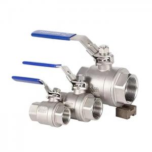  Sanitary 2 Stainless Steel Ball Valve , CF8 SS304 1000WOG Full Bore Ball Valve Manufactures