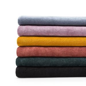  High Quality Knit 100% Cotton Microfiber Towel Fabric For Bath Per Meter Manufactures