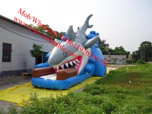  inflatable shark water slide inflatable shark slide Manufactures
