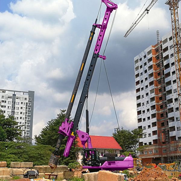 Crawler Rotary Drilling Rig Engineering Construction Foundation Hydraulic Borehole Drilling Machine