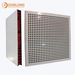 Building Decorative Materials Soundproof Aluminium / Aluminum Honeycomb Composite Ceiling Panel With PVDF Painting Manufactures