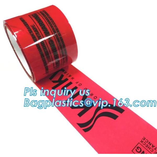 Quality Security void tape,Tamper Evident Security Void Tapes,Red Tamper Evident Void if Opened Security Tape PET Backing Materi for sale