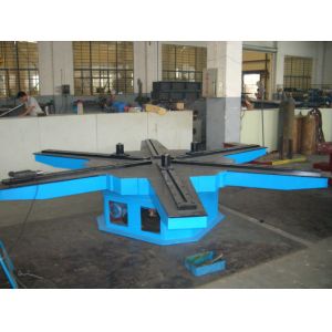 Mechanical Horizontal Rotary Table / Precision Rotary Work Table With 10 Ton