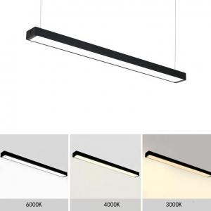  Aluminum 5000Lm Ceiling Edge Lighting Suspended Pendant Linkable Led Ceiling Down Manufactures