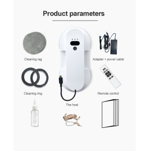 Ultra Thin Window Cleaning Robot with App-Controlled Remote Control and Private