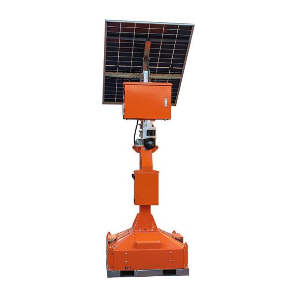 Simple Solar Light Tower Quick Deployment Mast Height 3.5M Quick Deployment Telescopic Solar LED Light Tower
