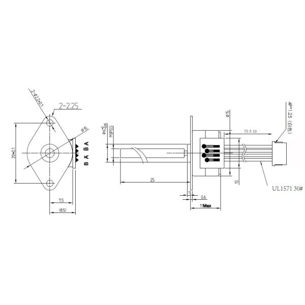 RoHS 15mm Permanent Magnet Stepper Motor Lead Screw Adjustable Mini Linear Stepper Motor