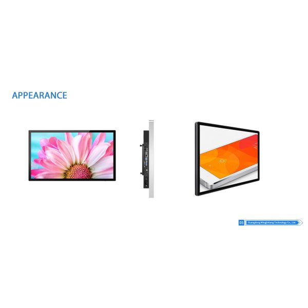 32 Inch 4K HD LCD Customizable Interactive Touch Screen Wall Mount Digital Signage Animation Built-In CMS Elevator Retail Store