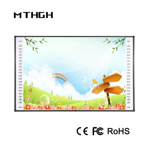 86 Inch Interactive Flat Panel , Infrared Interactive Whiteboard 16 10 USB Power Supply