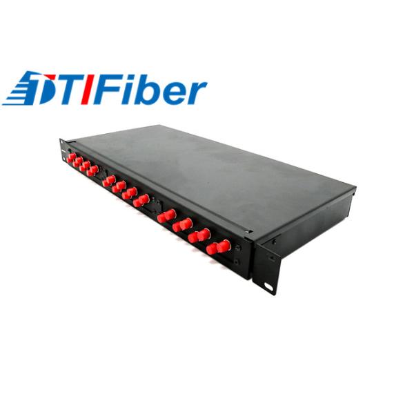 FO ODF 19'' Rack Mount Splicing Fiber Optic Patch Panel 12 / 24 Port