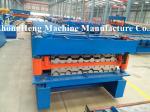 Corrugated and Box Type Roofing Sheet Roll Forming Machine with 75 mm solid