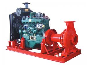 China Electric start diesel engine fire pump water 100 hp High pressure 6 inch suction 50m head on sale