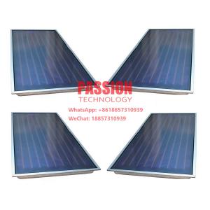  Red Copper Flat Plate Solar Collector 250L Compact Pressure Solar Water Heater Manufactures