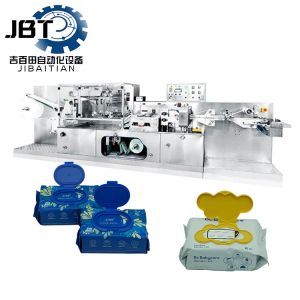  Biodegradable Automatic Folding Wet Wipes Machinery With PLC Controlled System Manufactures