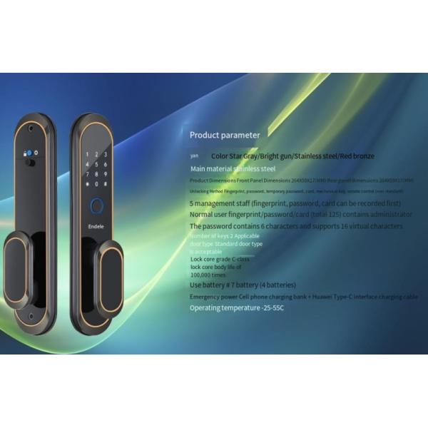 ELA E-556 Automatic Door Smart Lock Opens By Touch Without Pressing Handle