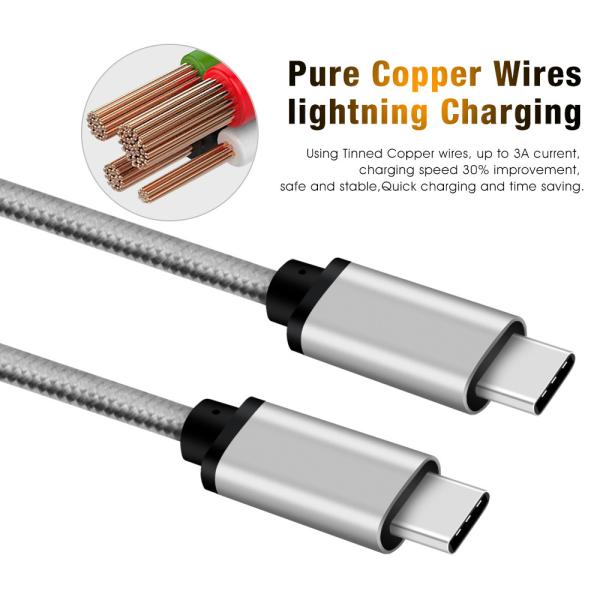 E-mark Type C 3GEN 2 Type C to C 3.2 cable with E-Mark Type C Fast Charging Cable PD Charging Cable QC Charging Cable 100W Support