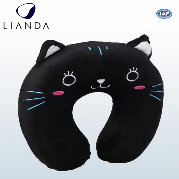 Custom U Shaped Travel Neck Pillow For Air Traveling , Animal Neck Support Pillow