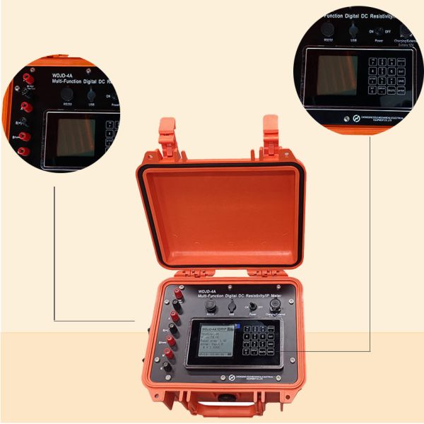 Digital DC Res/IP Meter Multifunction Geophysical Resistivity Data Logger System with 12 Months Warranty