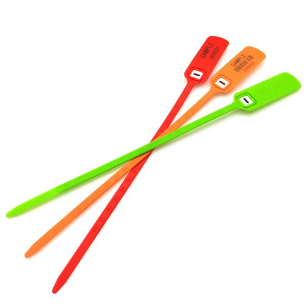 Custom printing capabilities on plastic seals