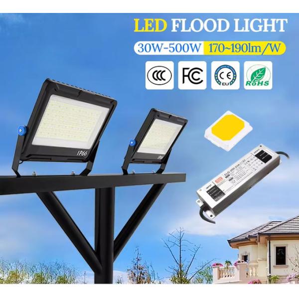 Adjustable Angle Outdoor LED Flood Lights