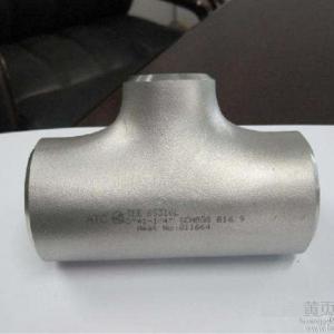 Sch20 Sch80 Stainless Steel Pipe Fittings / ASTM Seamless Stainless Steel Tee Manufactures